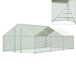 Giant Professional Chicken Coop Aviary 3x6m with Climbing Frame Metal