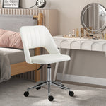 Swivel Chair Height-Adjustable Compact Ergonomic, Beige