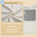 Upholstered Bed 140x190cm with Safety Rails & Storage, Beige Velvet