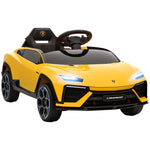 Children's Electric Car with 12V Remote Control and 2 Motors, Yellow
