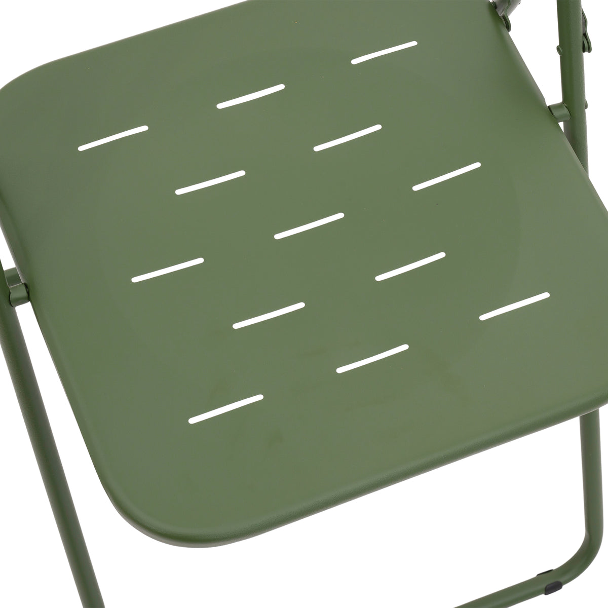 Outdoor 3-Piece Foldable Bistro Set, 2 Chairs & 1 Table, Green