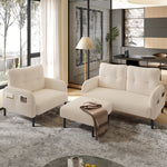Premium Corduroy Stool - Metal Frame, Velour Cover - Corduroy