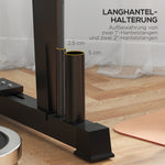Dumbbell Rack 3 Levels, 200 kg Steel Black