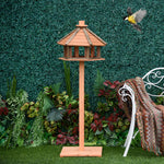 Birdhouse, Feeder Wooden Bird Villa, Natural