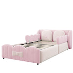 Children's Upholstered Bed 90x200 Hydraulic Storage, Velvet