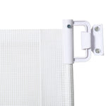 Stair Gate Extendable Door Safety Partition White PVC