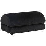 Footrest Desk Footrest, Anti-Slip Pad, Home Office, Velvet Black