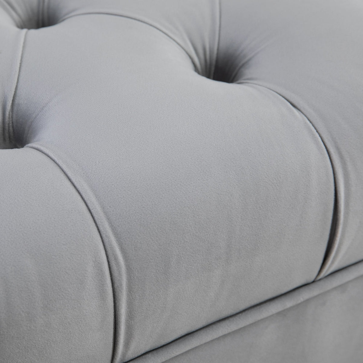 Bench/Bed/Shoe Bench with Raised Legs 118x45x42cm Velvet Light Grey