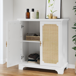 Sideboard, Kitchen Buffet Console, Rattan
