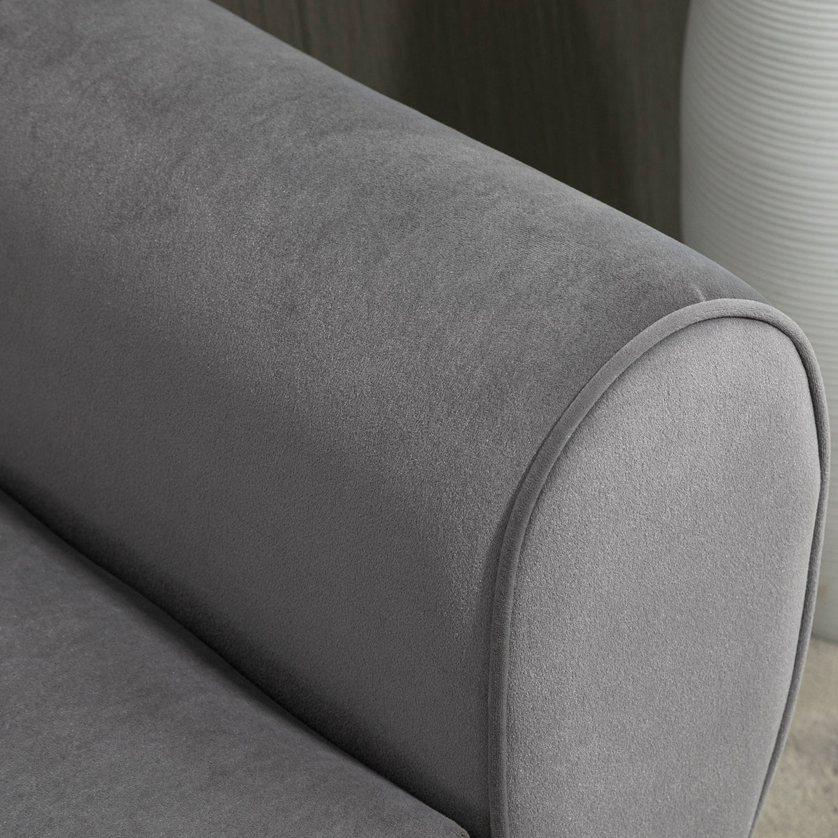 Storage Bench, Modern with Armrests, Velvet Polyester