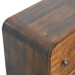 Aspen Slim Chest Solid Wood Storage, Mango Wood