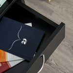 Mobile Filing Cabinet with Drawer, Space-Saving, Functional, Black