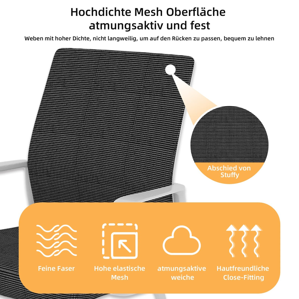 Office Chair, Minimalist Modern Soft & Comfortable, Metal Frame