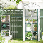 Greenhouse, Roll Shelves Winter-Proof Steel Film, White