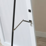 Full Length Mirror, Standing Wall Wardrobe Dressing, 45x160cm, Silver