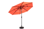 Outdoor Umbrella, 14.8 Ft Double Sided Rectangular Large with Crank, Orange