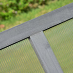 Wooden Cold Frame, Mini Greenhouse, UV Protection, Grey