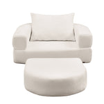 Compressed Folding Sofa Bed, Convertible Sleeper Chair/Futon, Modern Fabric