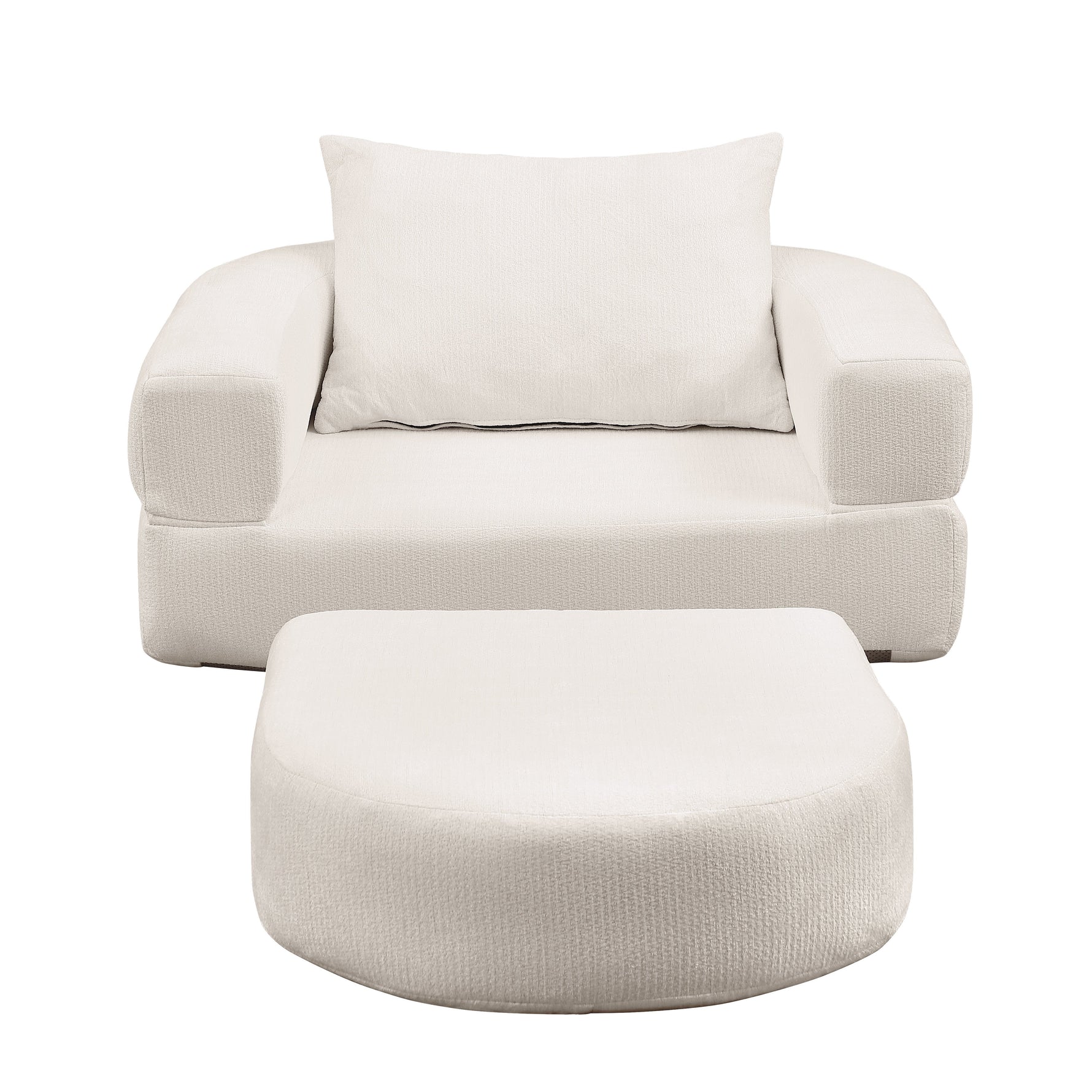 Compressed Folding Sofa Bed, Convertible Sleeper Chair/Futon, Modern Fabric