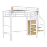 Upholstered Bed 160x200 cm with LED, Storage & USB, Grey PU