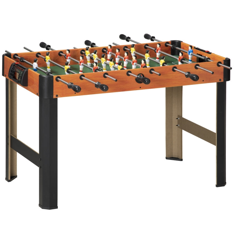Table Football Set, 2 Balls, Non-Slip Handles, Scoreboard, Colorful MDF/Metal