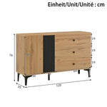 Modern Sideboard Buffet Storage Cabinet 120x35x76 cm