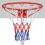 Basketball Rim Replacement, Heavy Duty, Wall/Door Mounted, In-Ground & Wall-Mounted, Red