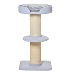 Cat Tree, Scratching Post, Platform, Sisal, Light Blue