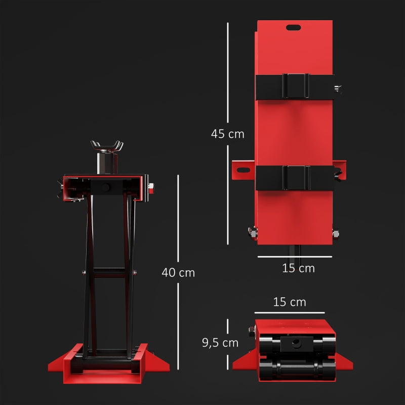 Motorcycle Jack, 500 kg Load, Adjustable Scissor Lift, Metal