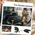 Dog Buggy, Pet Stroller for Small Dogs & Cats, Dark Grey Oxford