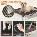 Outdoor Dog Bed, Raised, Large Dogs, Coffee