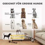 Portable Elevated Dog Bed, Raised Pet Breathable Mesh, Light Gray