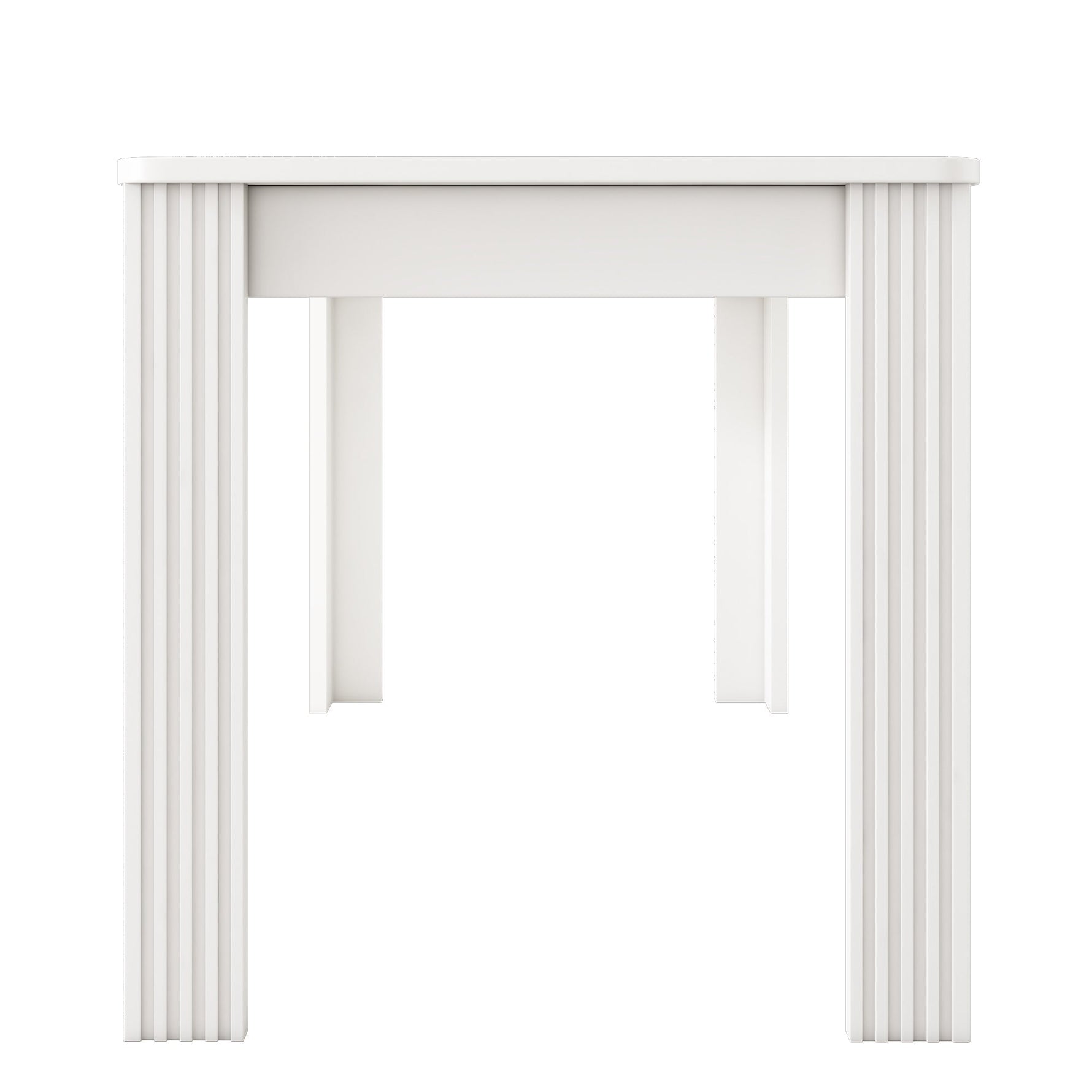 Dining Table Rectangular Modern Simple Oak - White