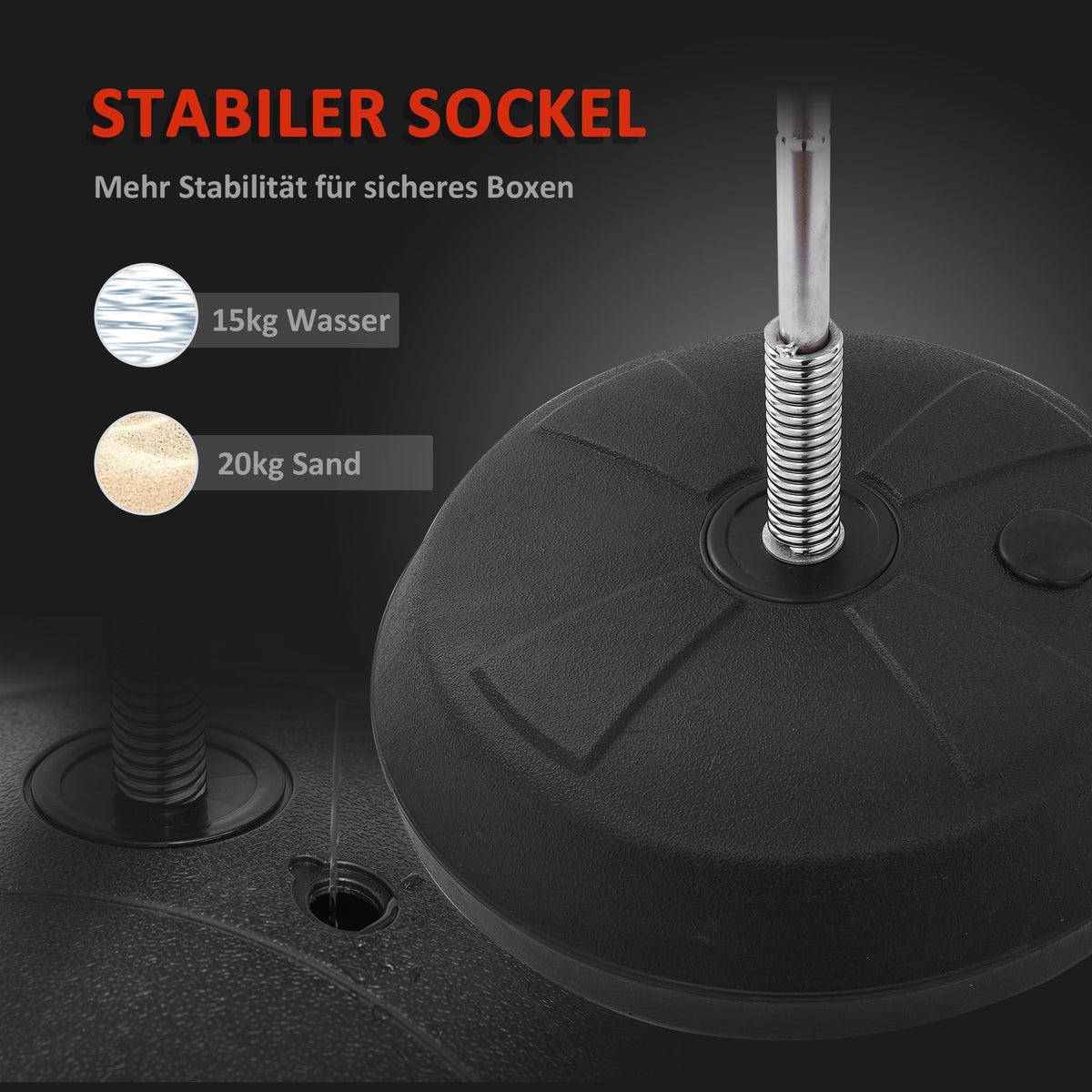 Punching Ball Set, Adjustable Stand, Gloves, Pump