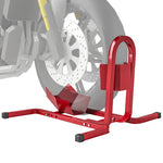 Motorcycle Stand, Adjustable, Metal Red