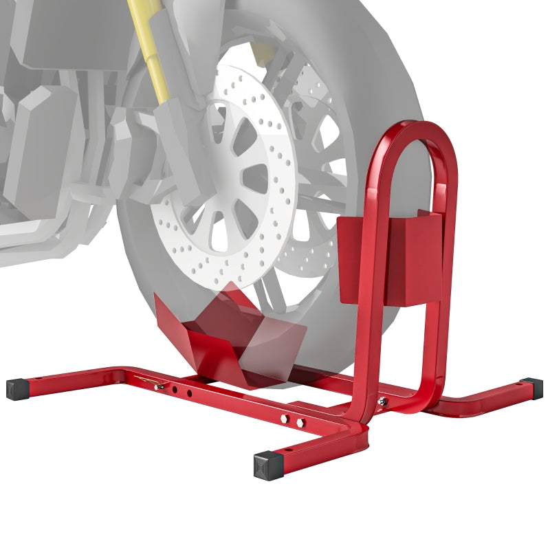 Motorcycle Stand, Adjustable, Metal Red
