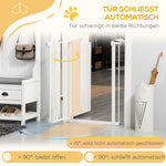 Safety Gate, Automatic Closing, 74-80cm, Steel