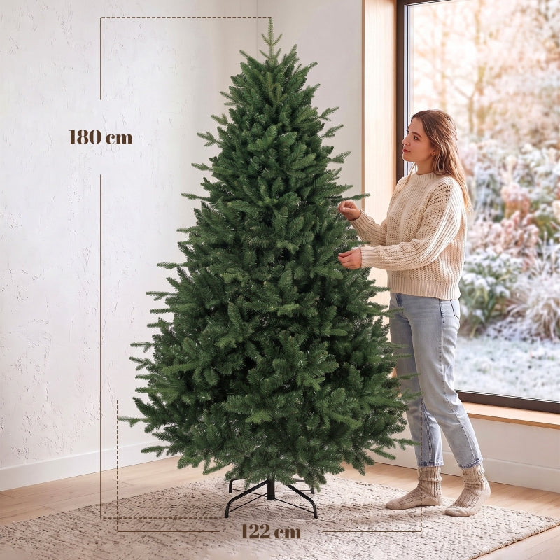 Artificial Christmas Tree 180cm with 1237 Tips - Green