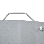 DURHAND Trolley Jack, 2 Pieces, 4 Rollers, Gray