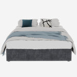 Bed Frame 160x200cm Lift Storage - Dutch Velvet Grey