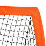 Football Goals, Foldable Mini Metal with Oxford Fabric, Orange