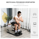 Sissy Squat Trainer, 3-in-1 Adjustable, Steel Black