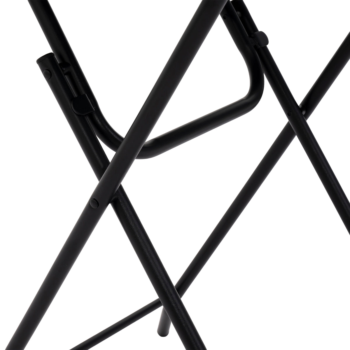 Outdoor 3-Piece Foldable Bistro Set, 2 Chairs & 1 Table, Black