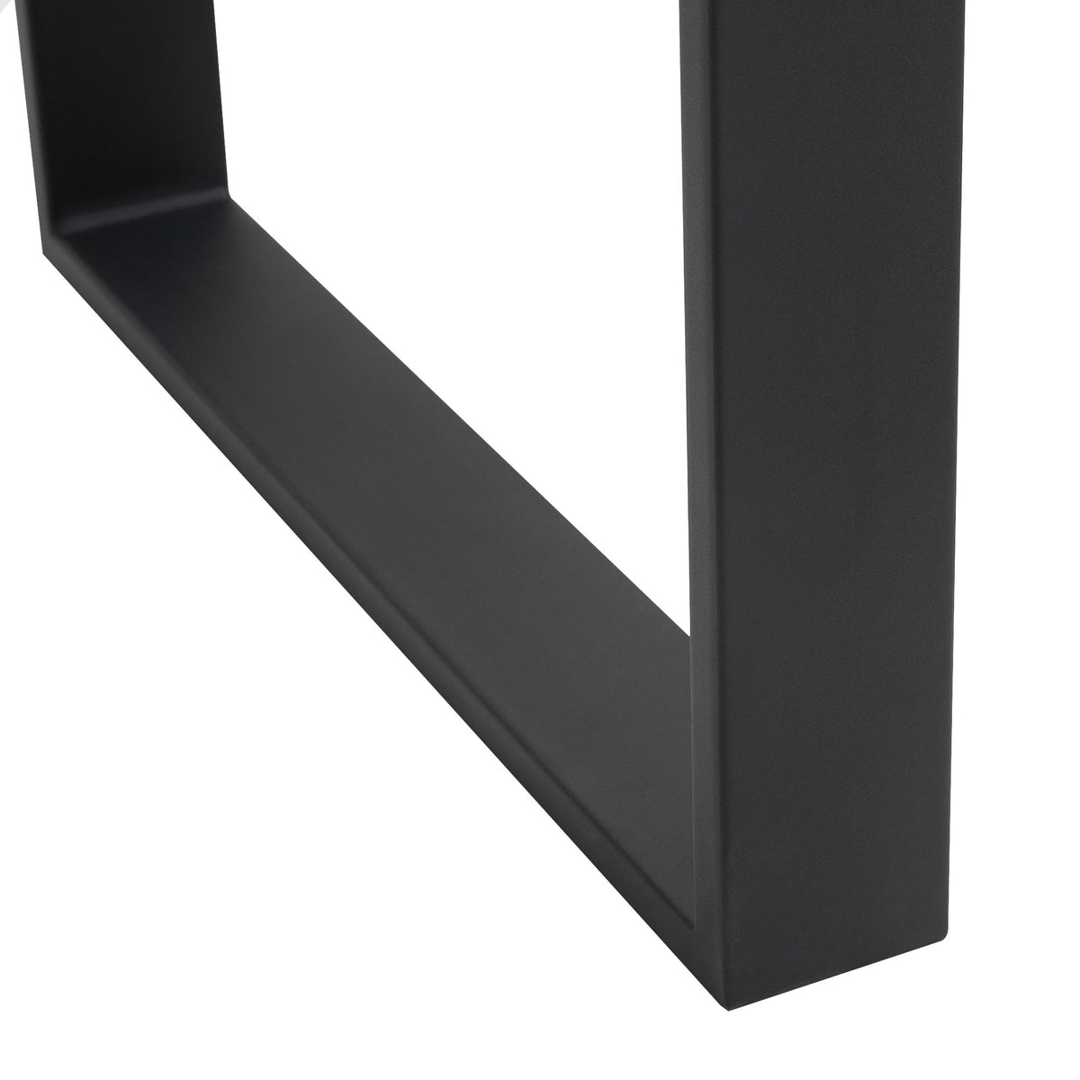 Table Legs, Square Profile Steel, Black