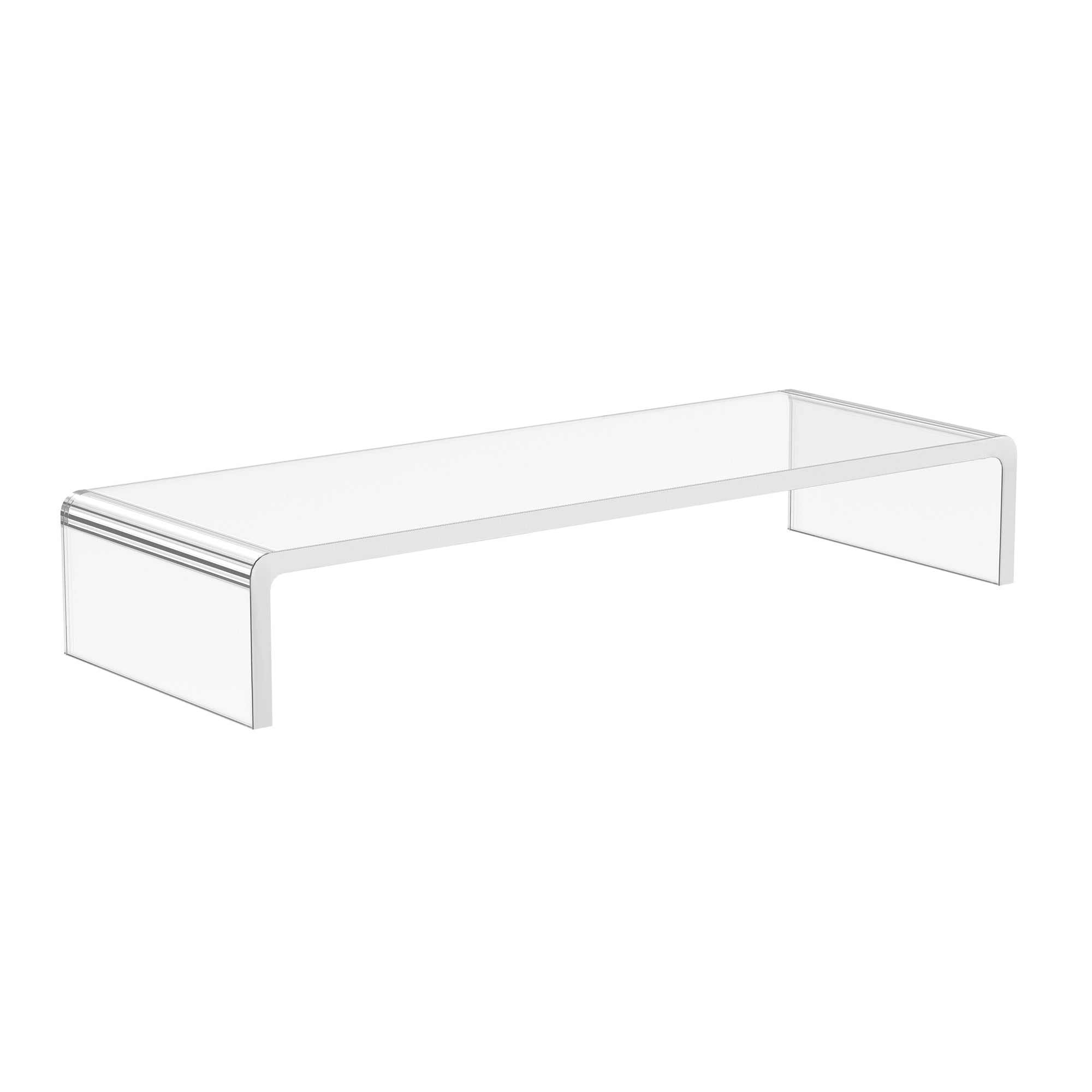 Ergonomic Monitor Stand for Laptop, Computer, Notebook, Transparent Acrylic
