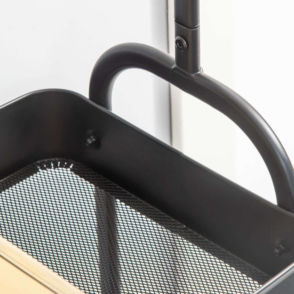 Clothes Rack, Wheels, Coat Rail, Shoe Rack, 16 kg Load Capacity, Black