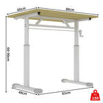 Study Desk Adjustable Height Multi-Purpose Compact