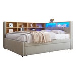 Sofa bed 140*200 Pull-Out 90*190 USB Storage, Light Grey