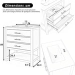Bathroom Vanity Unit with Ceramic Sink and 2 Drawers, White and Gold