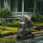 Dog Buggy 2 in 1, Foldable with Rain Cover, Khaki